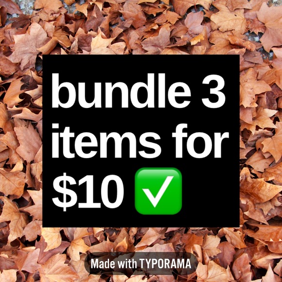 Bundle 3/$10 sale - Picture 1 of 1